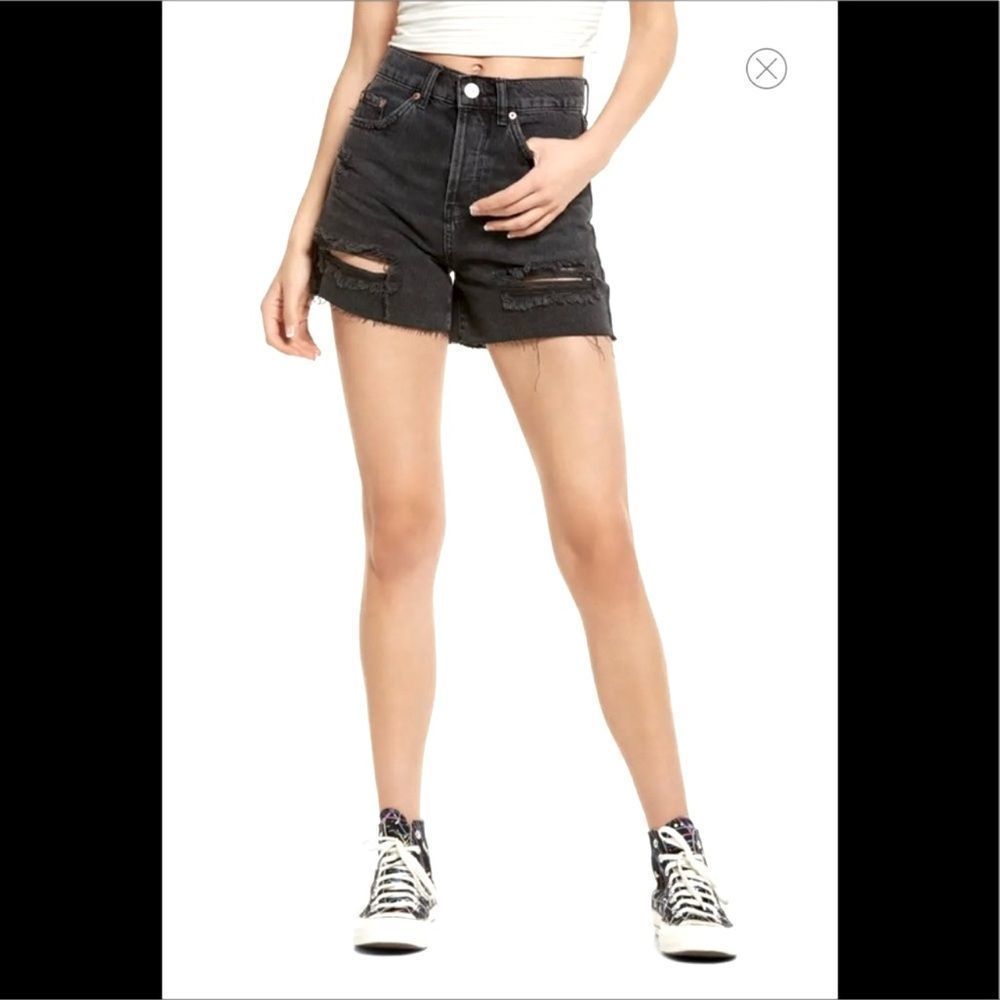 BDG PAX Black High Waist Shorts size W 31, NWT.